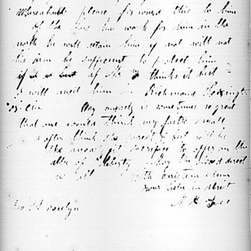 Letter: Berea, Kentucky, November 29, 1859, to S. S. Jocelyn