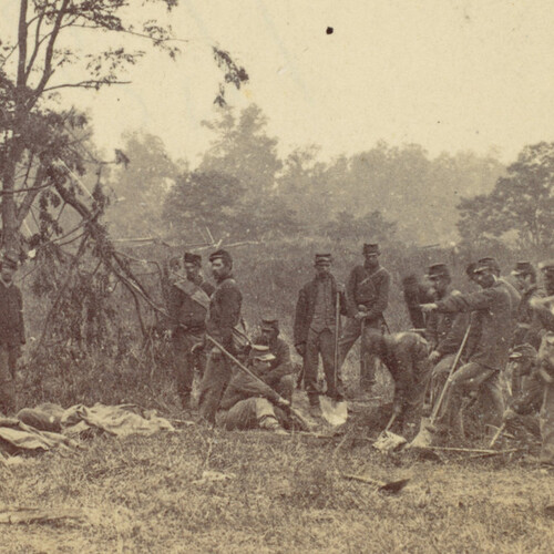 Burying the dead at Antietam