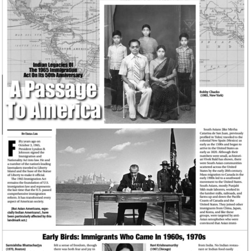 News India Times: Early Birds: Immigrants Who Came In 1960s, 1970s.