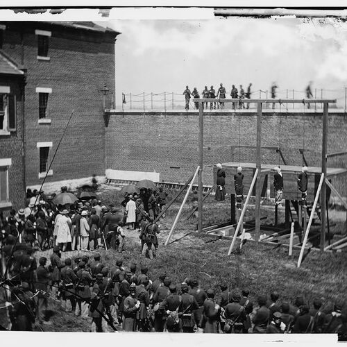 Execution of Mary Surratt, Lewis Powell, David Herold, and George Atzerodt