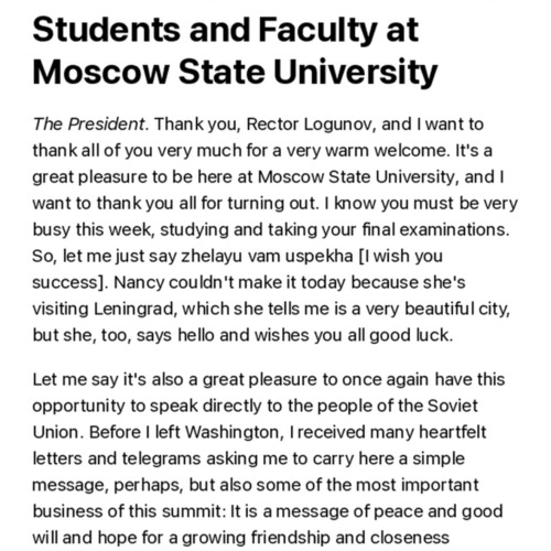 Remarks and a Question-and-Answer Session With the Students and Faculty at Moscow State University |.pdf