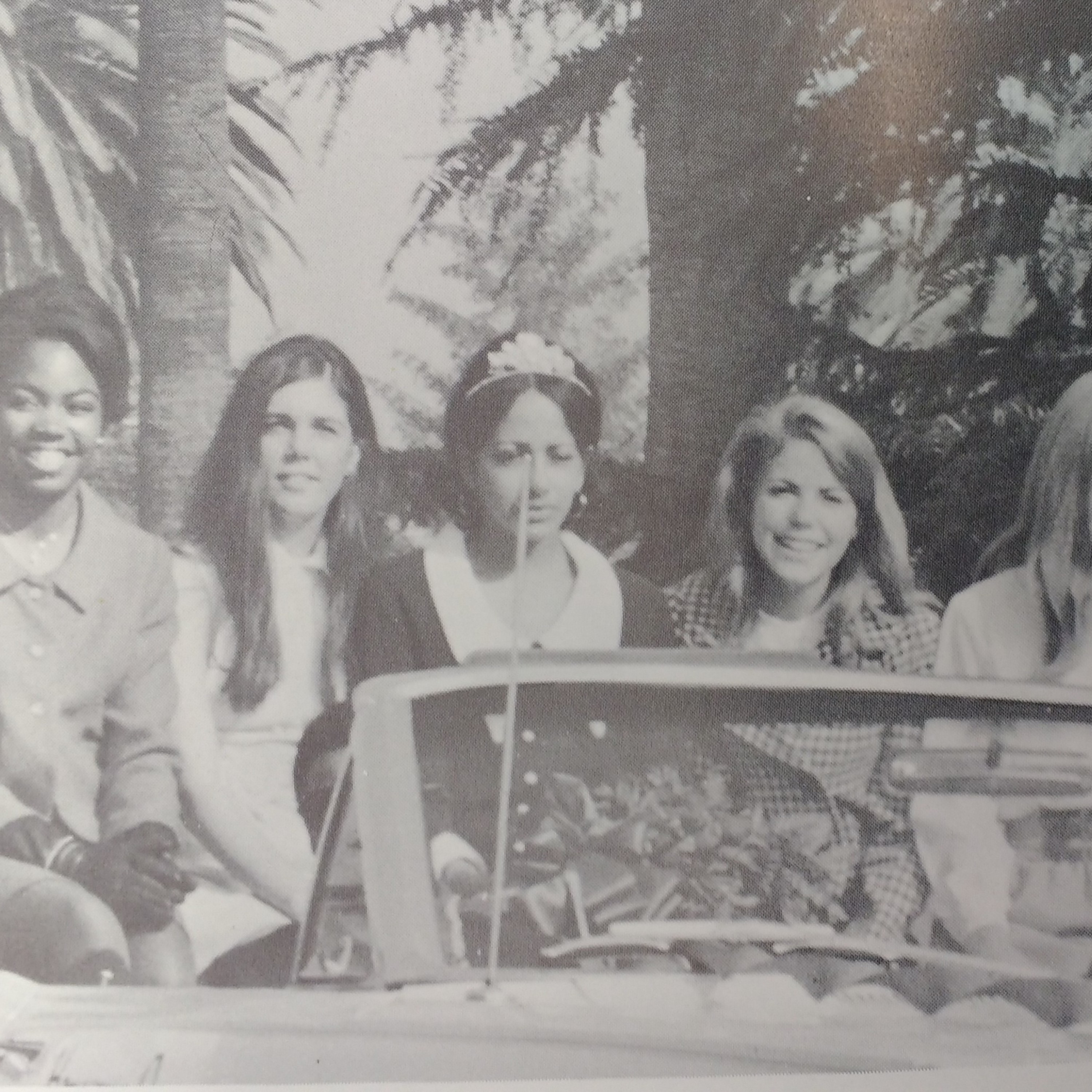 Homecoming Girls in 1970