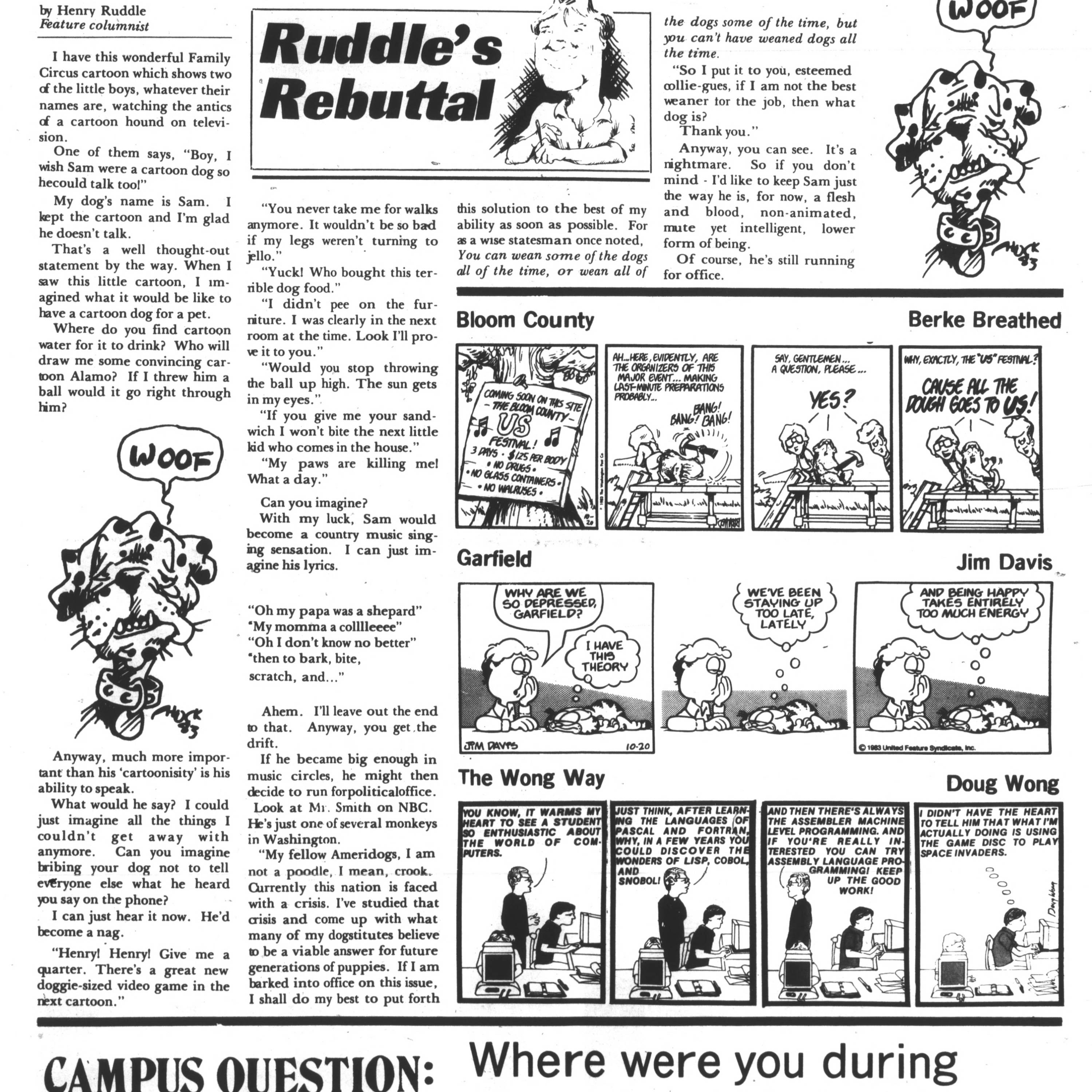 &quot;The Santa Clara&quot; Newspaper Feature Page