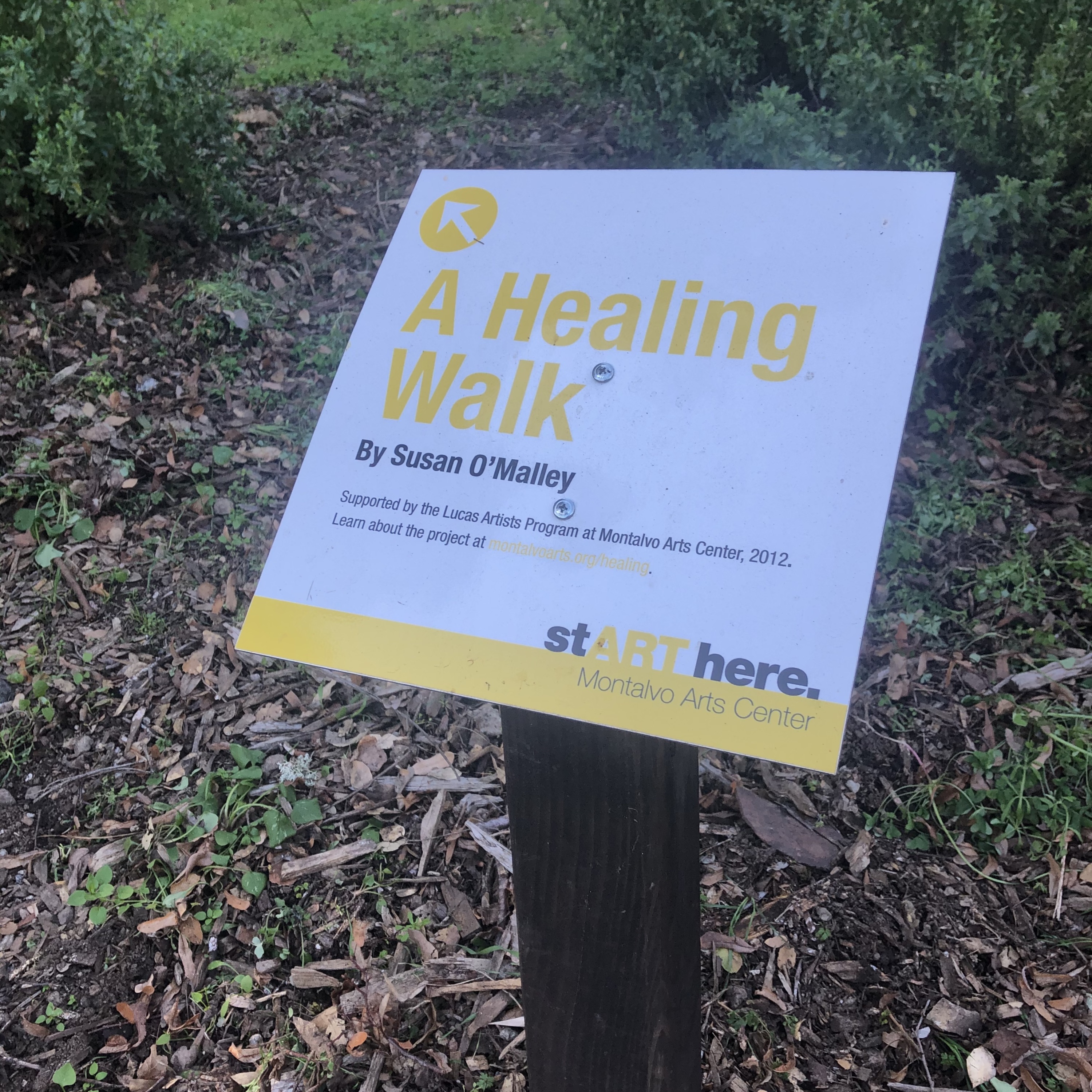 Healing Walk Sign
