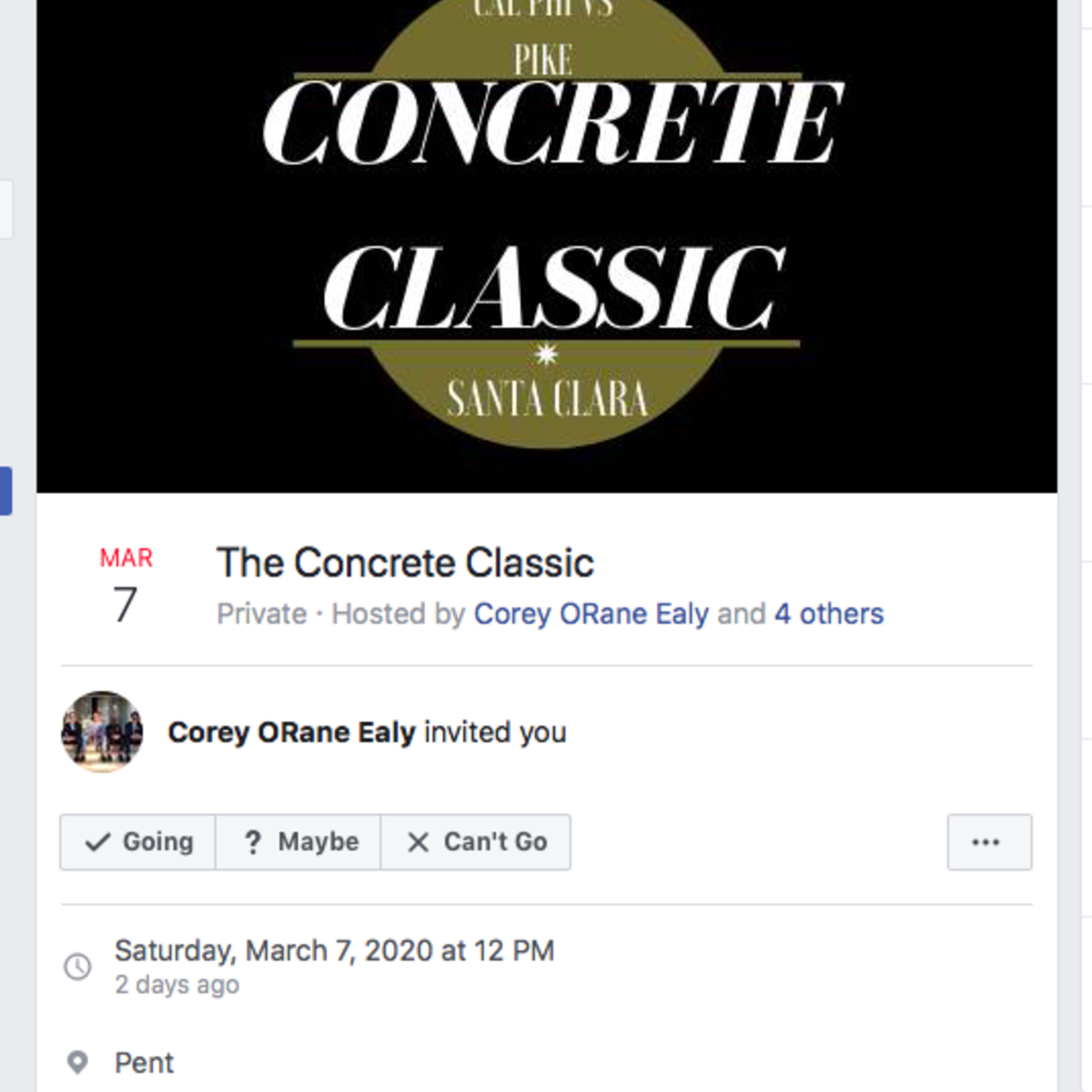 Concrete Classic Facebook Post