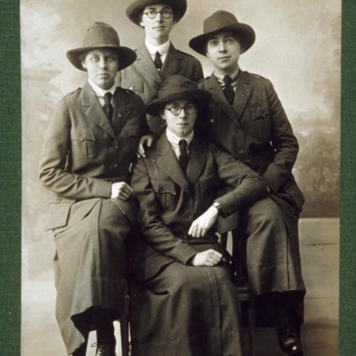 Pictured, clockwise: Julia Collier, Katherine Shortall, Anna Holman, and Mary Burrage.